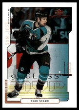 2000-01 Upper Deck MVP #147 Brad Stuart San Jose Sharks Hockey Card