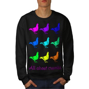 Black Pigeon New Fashion Pun Funny Men Felpa FwYa0zHqnx