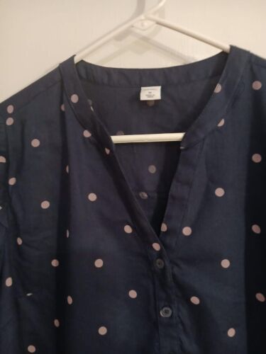 Old Navy Blue with small polka dot size M dress for women - Picture 3 of 5