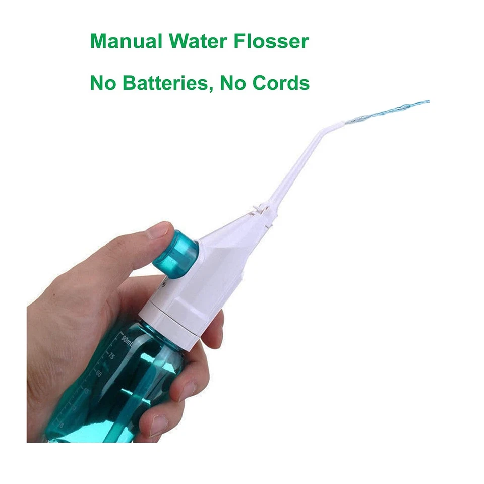 Hilo dental Oral Power chorro de agua energía de aire hilo dental inalámbrico como se ve en la televisión Foto 4 de 4