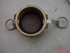 Brass Camlock Hose Fitting Dust Cap 3 1/2 Inch End Cap