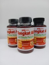 3-Pack Vital Herbal Tongkat With Tribulus Caps Sexual Performance 90 Caps Each