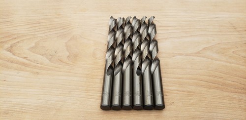 (6) Paquete de brocas de taladro Cle-Line C233371 15/32" cobalto 135° longitud de trabajo hechas en EE. UU. - Imagen 3 de 10