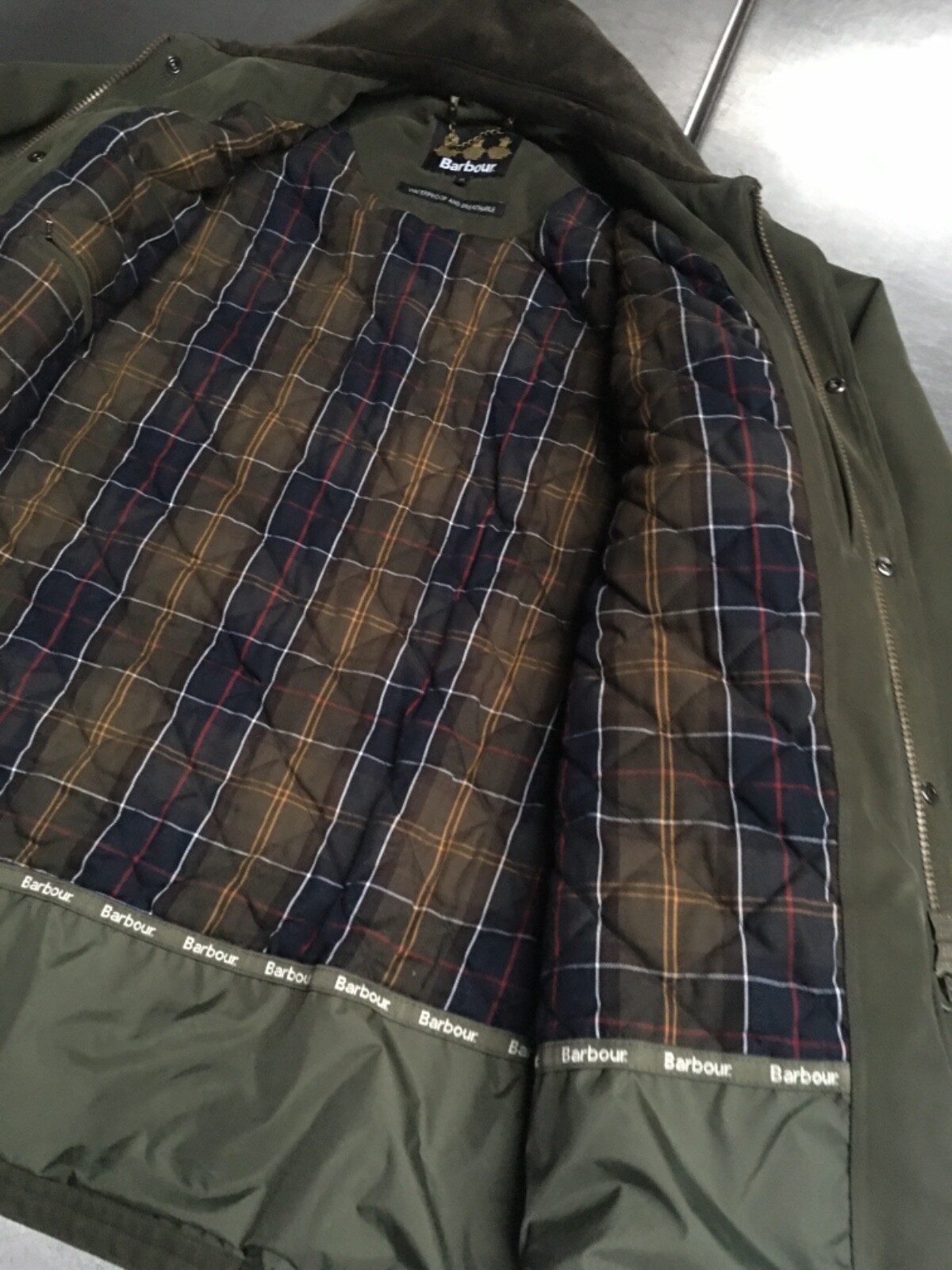 Excellent Barbour Soft Cotton Beaufort XL 56in Waterproof Shooting