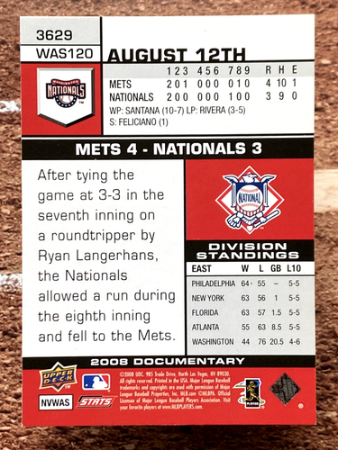 2008 Upper Deck Documentary Austin Kearns #3629 - Picture 2 of 2