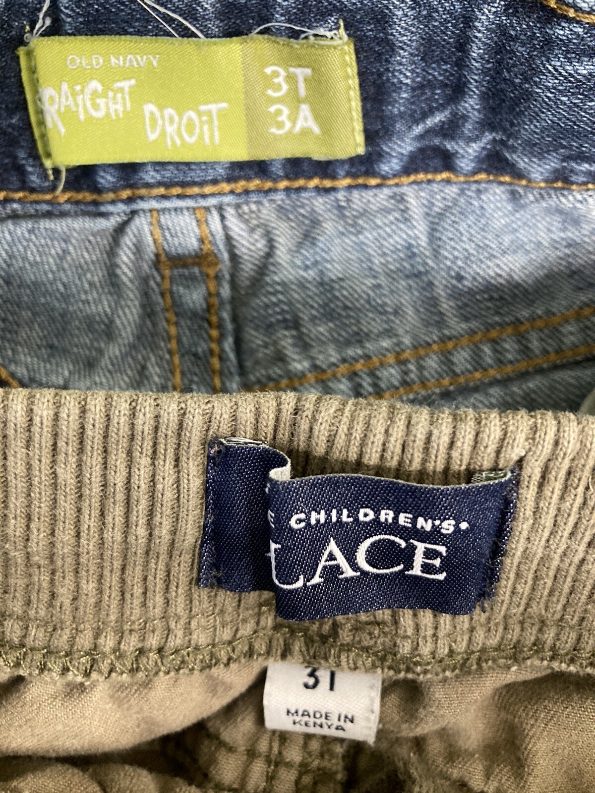 bundle of 2 pairs of Toddler Boys Denim 