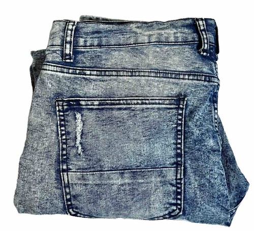 Demolition Herrenjeans Lite blau Denim Steinwäsche Gr. W38"" x 30"" L (158.F) - Bild 7 von 8
