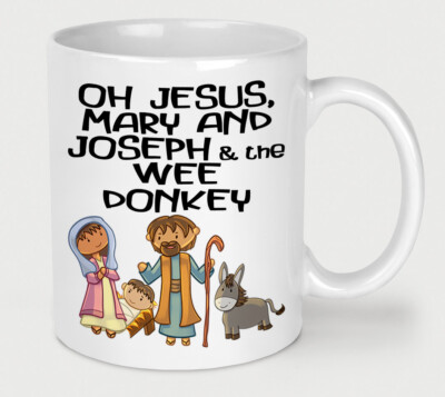 Funny Line of Duty Ted Hastings Jesus Mary Joseph and The Wee Little Donkey 11oz Coffee Mug 11oz Ceramic Mug AC-12 Superintendent Funny Joke Birthday Coffee Cup Funny Line of Duty Ted Hastings Jesus Mary Joseph and The Wee Little Donkey 11oz Coffee Mug 11oz Ceramic Mug AC-12 Superintendent Funny Joke Birthday Coffee Cup