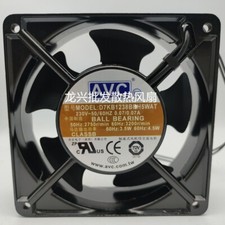 1 PCS AVC Fan D7KB1238BBH5WAT AC 220V 0.07A 12038 12cm 2 wire Aluminum frame