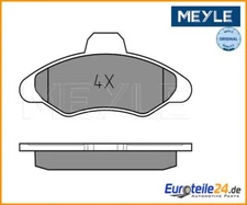 Brake pad set, disc brake Meyle 0252117118 for Ford