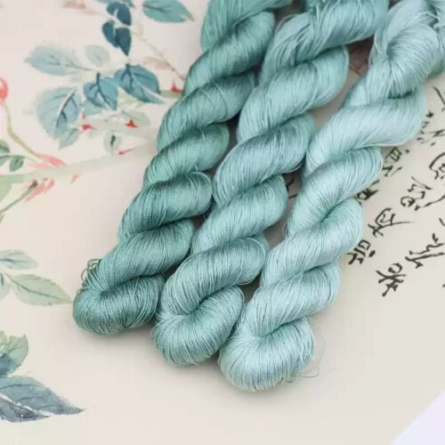 16silk tight twisted water ripple mulberry silk,hand-dyed embroidery silk thread - Picture 7 of 9