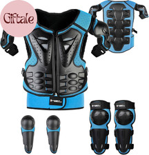 Youth Dirt Bike Gear,  5 PCS Motorcycle Armor Protection Jacket, Kids Motorcycle