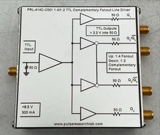 Pulse Research Lab PRL-414C-C001 1:4 Fanout TTL/CMOS in Excellent Condition