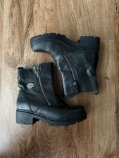 Women's Harley-Davidson Amherst leather motorcycle boots size 7