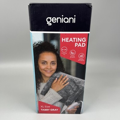 Geniani XL Heating Pad Back Pain Cramps Relief 12x24 Microplush FSA HSA - New