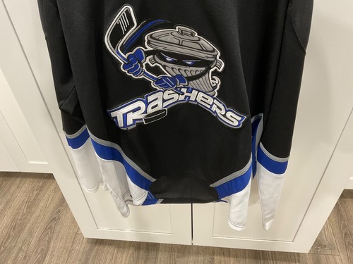 Danbury Trashers Black Jersey Size L Galante 17 Super Rare Wow - Picture 7 of 16