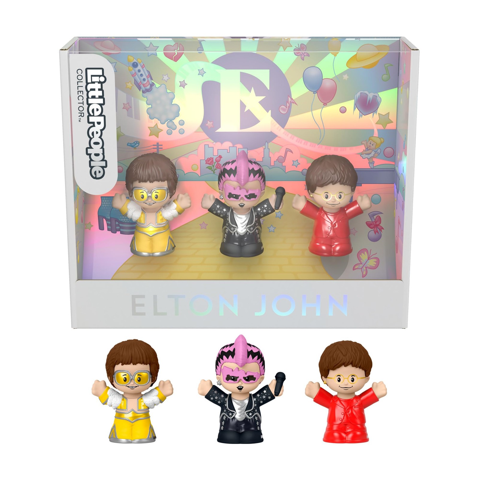 Коллекционный набор Элтона Джона Little People Special Edition для взрослых и фанатов, 3 фигурки