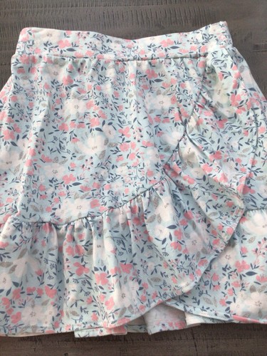 BTWEEN-Sz.8-Girl’s Youth Mini-Skirt & Top-Blue/Pink Floral-(2Pc. Set)-Sh.Slv. - Picture 7 of 13