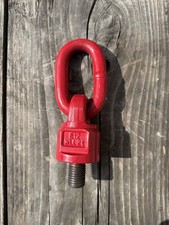 YOKE Swivel Lifting Eye Bolt M12 E12 &ndash; Grade 80, 2 Ton WLL, 360&deg; Rotating Hoist