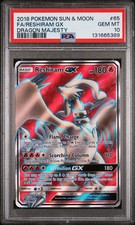 2018 Pokemon Sun & Moon Dragon Majesty Reshiram GX Dragon Majesty Fa PSA 10 #65 on eBay
