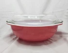 Pyrex Ovenware Bowl With Lid, Pink Flamingo 024 2qt, Vintage