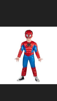Toddler Marvel Spiderman Halloween Costume Brand New Tags attached size 3T/ 4T 