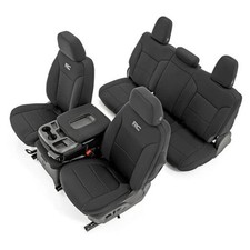 Neoprene Seat Covers for Front  Rear Rows No Back Seat Storage  Cup Holder