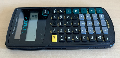 TEXAS INSTRUMENTS TI-30 ECO RS Calculatrice Calculatrice Calculator Kalkulator - Photo 7/18