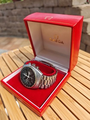 OMEGA Speedmaster Mark 4.5, 176.0012 unpoliert, Box, 2 Armbänder, gewartet. 