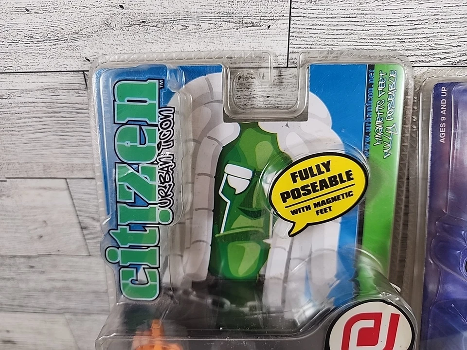 Rare Citizen Urban Icon Crew Figures 5" Suspekt & Droors Streetwear Toys 2004 - Image 4 of 4