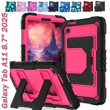 Rugged Stand Case Cover w/ Shoulder Strap For Samsung Galaxy Tab A11 8.7'' 2025