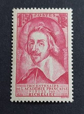 TIMBRE France 1935 305 neuf* Richelieu Trace charnière