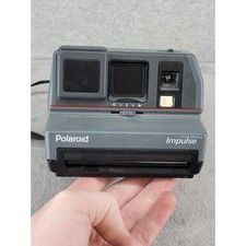 Polaroid Impulse Instant Film Camera Gray 600 Series Vintage Retro