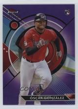 2023 Topps Finest Purple Refractor 141/250 Oscar Gonzalez Óscar González #38 v9t