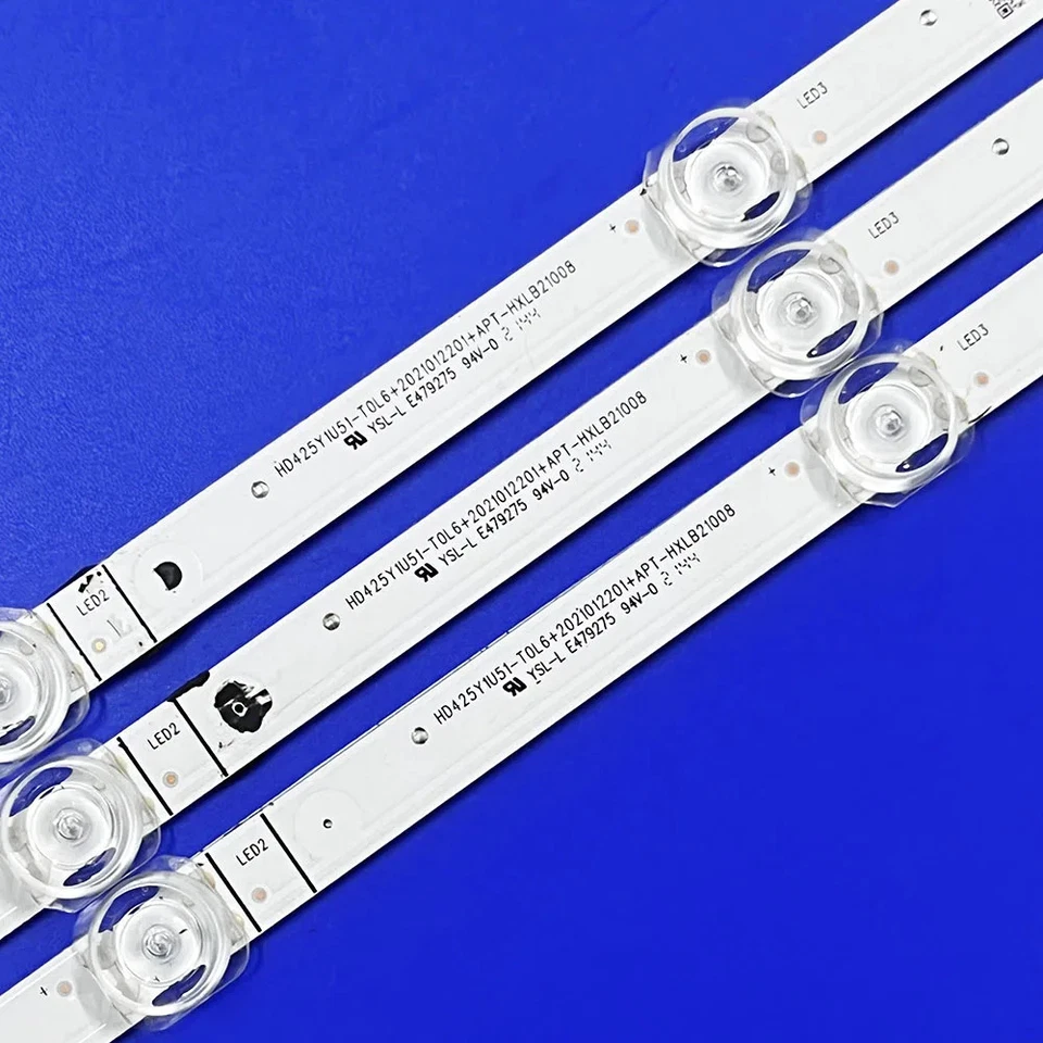 Светодиодные планки для TOSHIBA 43C350KU 43C350KB 43A6G 43A6GV 43A7GV 43A6H HD425Y1U51-T0L6 - Изображение 4 из 4