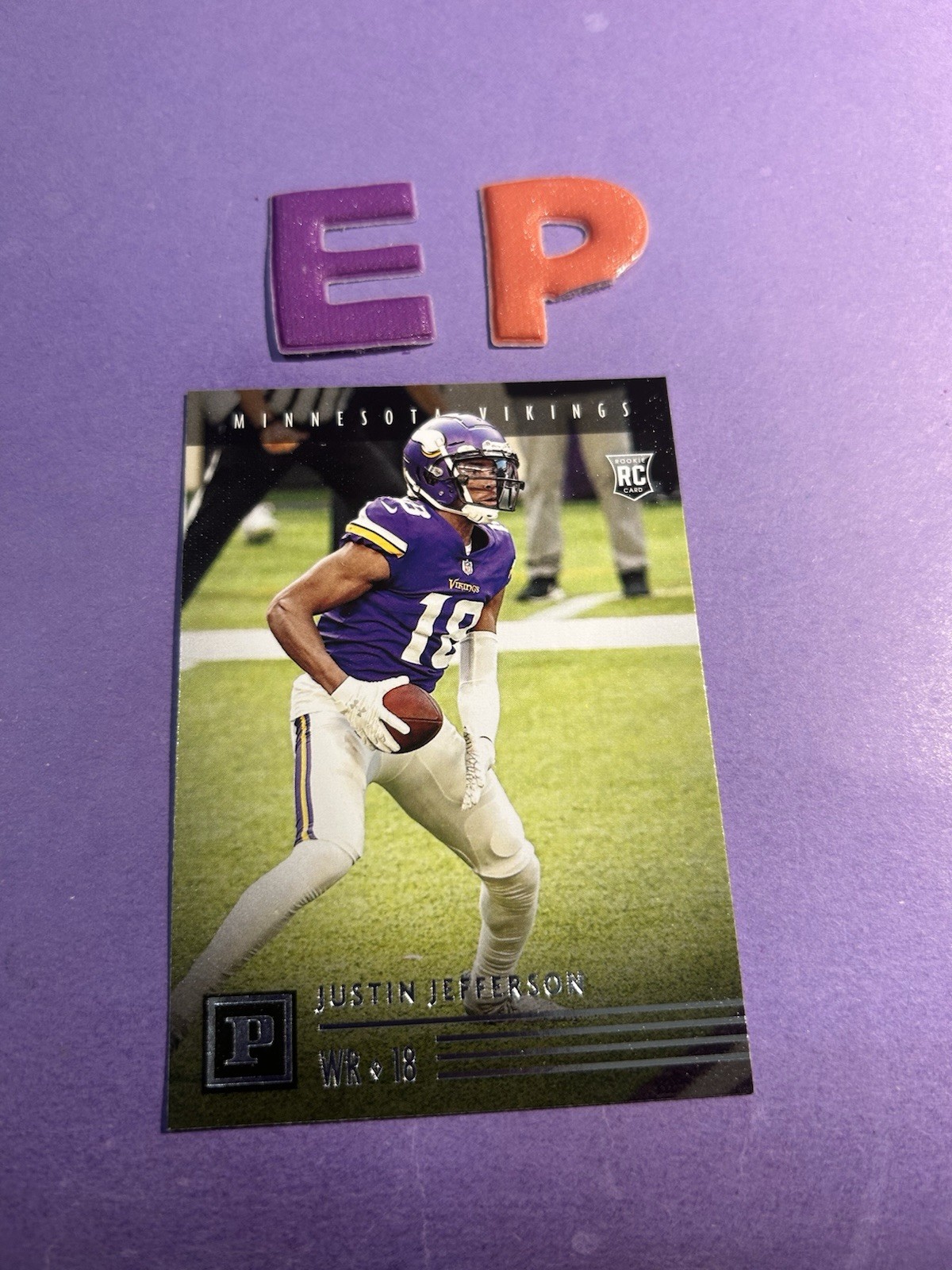2020 Panini Chronicles Justin Jefferson RC #PA-23 Rookie Card Vikings