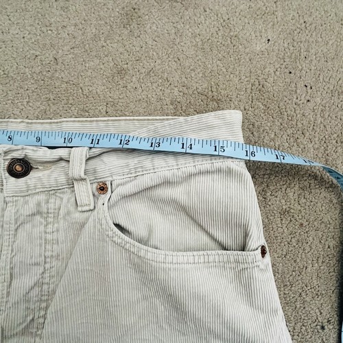 Herren Levi’s Kordeln/Jeans Straight 551 Style Creme/Stein Farbe W33 L34 - Bild 6 von 7