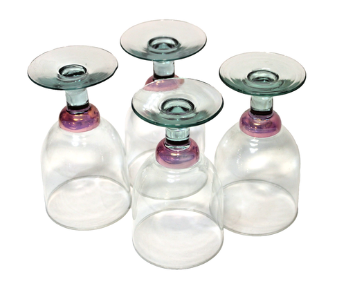 Pfaltzgraff Juniper Water Goblets Wine Glass Set 4 - Picture 5 of 8