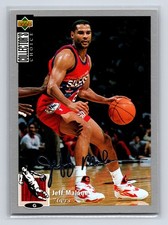 1994-95 Upper Deck Collector's Choice - Jeff Malone #60 Silver Foil Signature