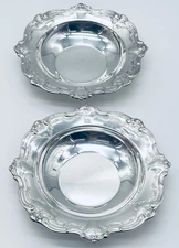 Stunning Vintage Pair of Small Victorian Style Gorham Silver Plate Candy Dish