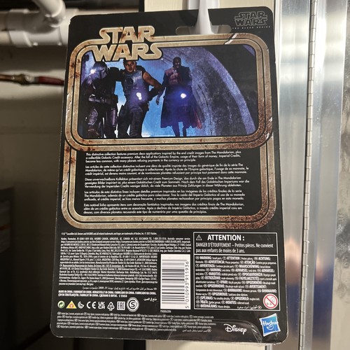 Star War Mandalorian Black Series Greef Karga Figur Credit Collection Card Bent - Bild 3 von 4