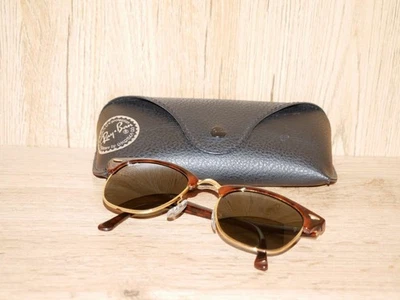 Ray-Ban Clubmaster Classic RB3016 W0366 51-21 Tortoise Gold Havanna Sonnenbrille - Bild 1 von 4