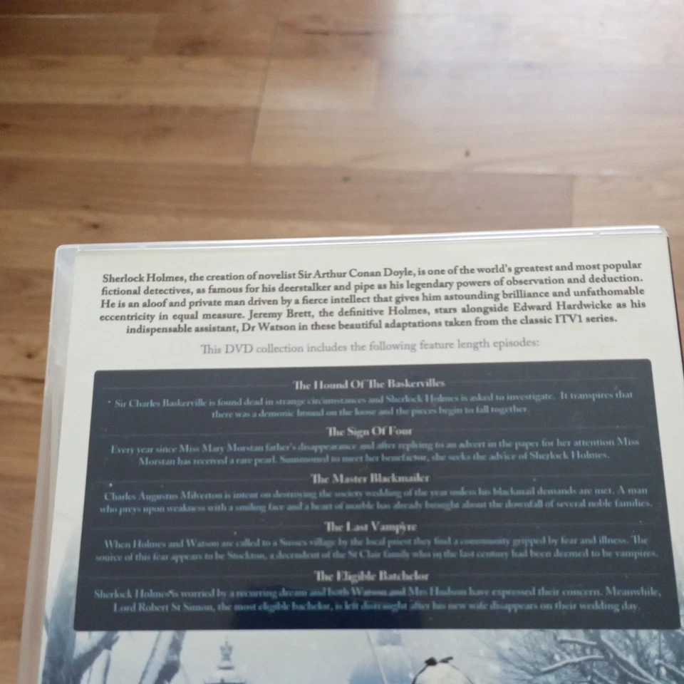 Sherlock Holmes The Elementary DVD Box Set - 5 Feature Length Episodes - Image 3 of 4