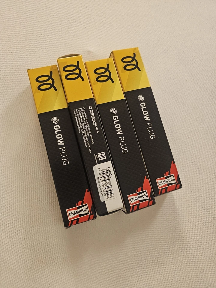 4XNEW GLOW PLUGS CHAMPION 1.3CDTI SUZUKI SWIFT IGNIS 18550M86J0 1855084E50 CH223 - Image 4 of 4