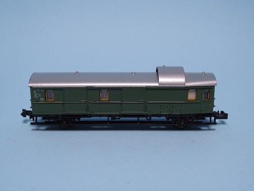 Trix, Minitrix Eisenbahn Spur N - Gepäckwagen, Postwagen    #6516 | Zustand: Gebraucht