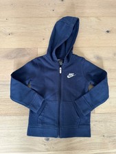 Nike Boys Nike Full Zip Long Sleeve Hoodie Sweatshirt Size 4-5 Years