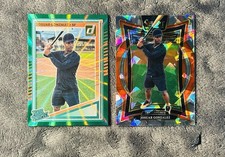 Josuar Gonzales 2025 Select Silver Cracked Ice & Rated Prospect Green Holo Lazer