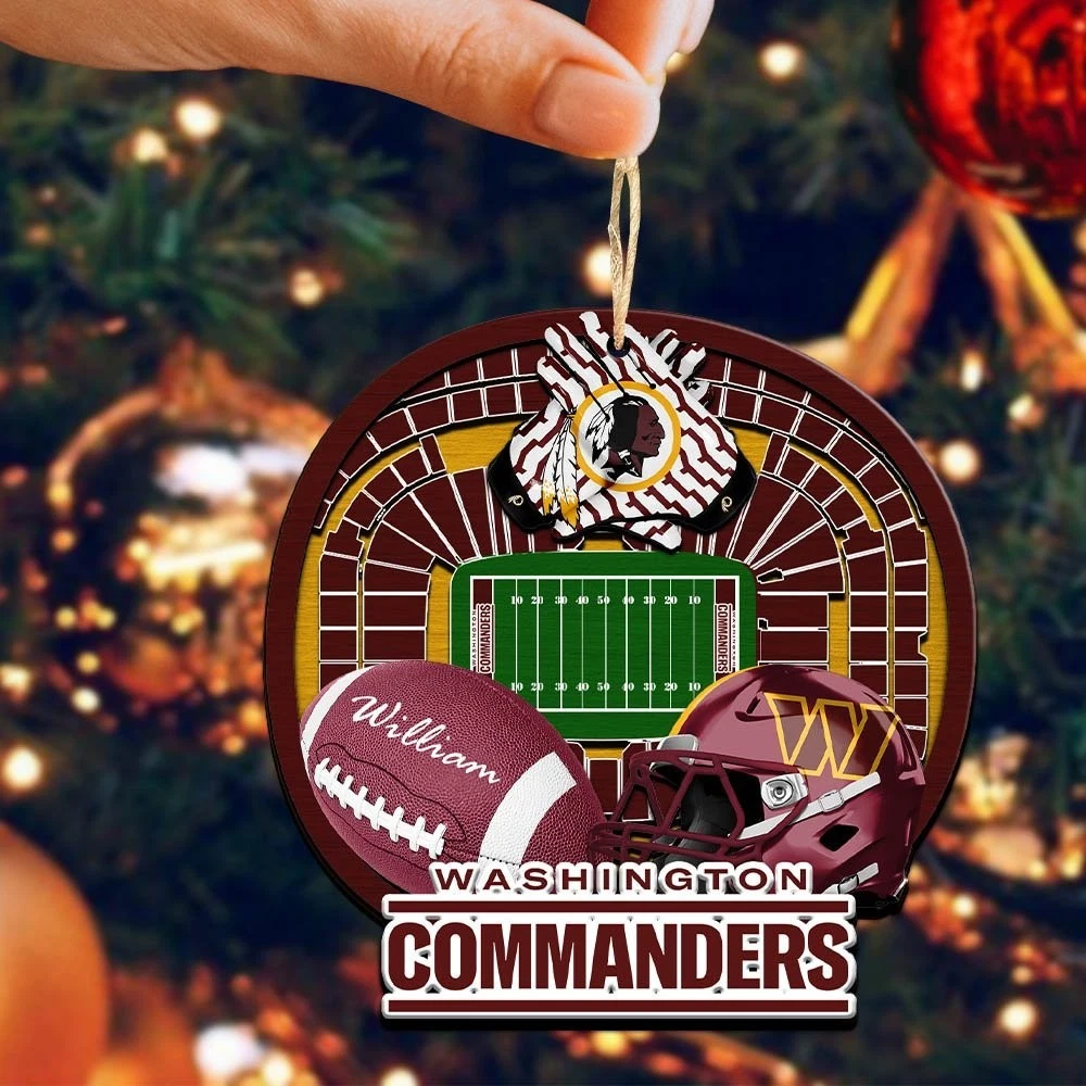 Personalized Washington Team Commanderss Sport Stadium Ornament Gift For Fans