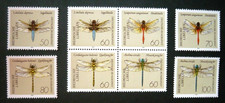 DRAGONFLIES Ordonata insects MNH 1991 GERMANY, BEAUTIFUL butterfly, butterflies