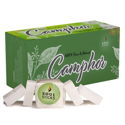 Camphor Blocks Pure Natural Tablets for Aromatherapy & Puja Ceremony